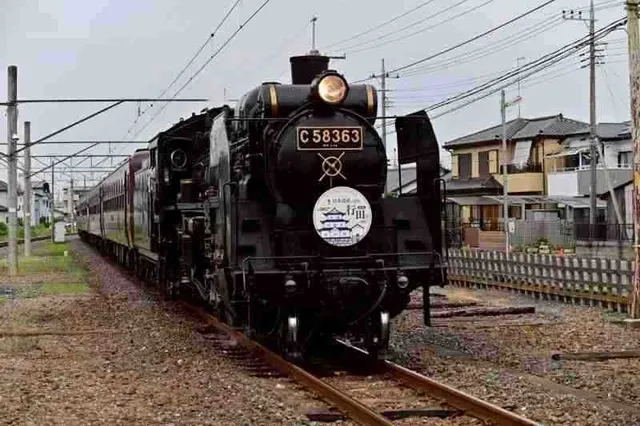 「SL日本遺産のまち行田号」乗車と静態保存SL「C57 26」と「C11 322」見学ツアー