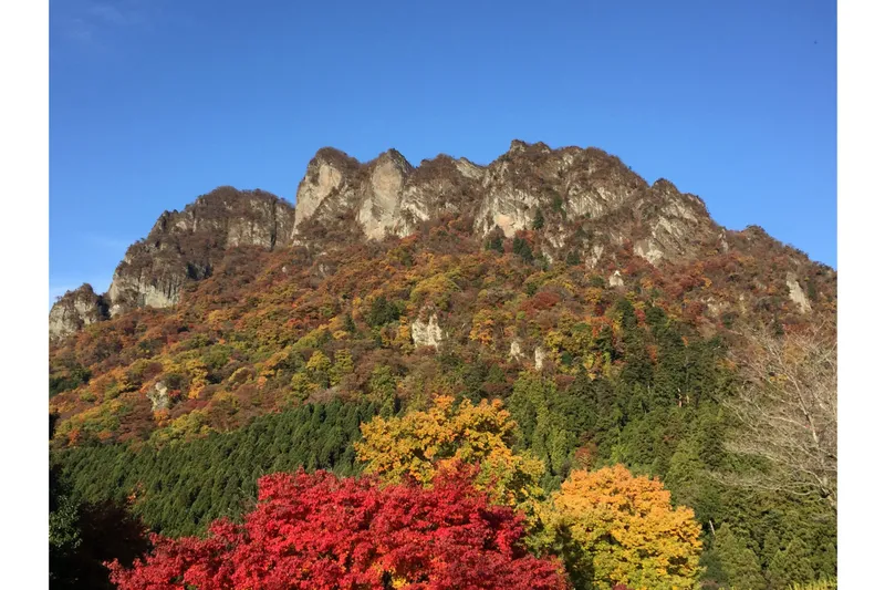 妙義山パノラマパークからの紅葉