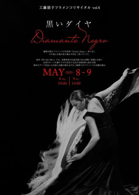 フラメンコの芸術 工藤朋子フラメンコリサイタルvol.4 『Diamante negro～黒いダイヤ～』