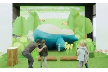 ポップアップ会場イメージ　©2023 Pokémon. ©1995-2023 Nintendo/Creatures Inc./GAME FREAK inc.  Pokémon Sleep is developed by SELECT BUTTON inc.  ポケットモンスター・ポケモン・Pokémonは任天堂・クリーチャーズ・ゲームフリークの登録商標です。