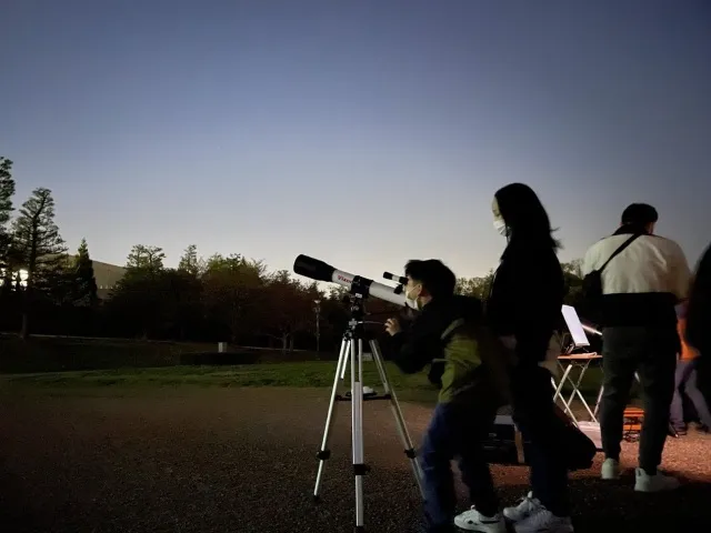 けいはんな子ども天文クラブ天体観望会～土星と秋の星座～