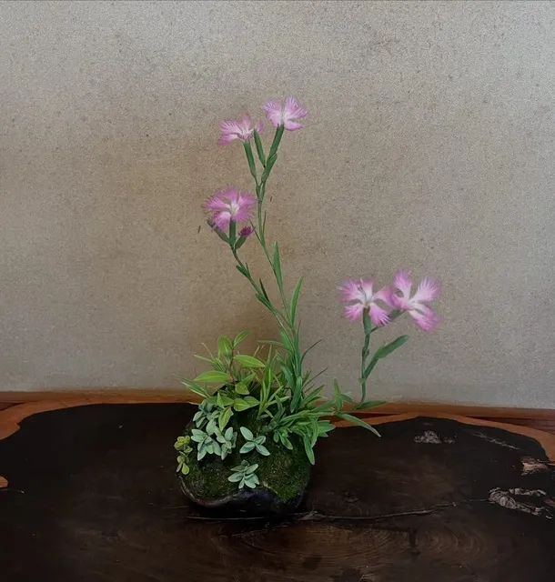 樹脂粘土で創る草もの盆栽展