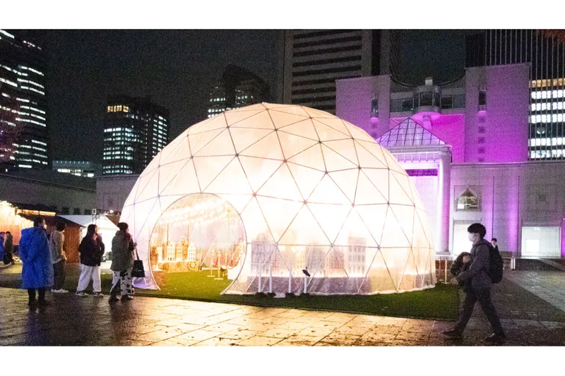 会場のシンボル「SNOW DOME」