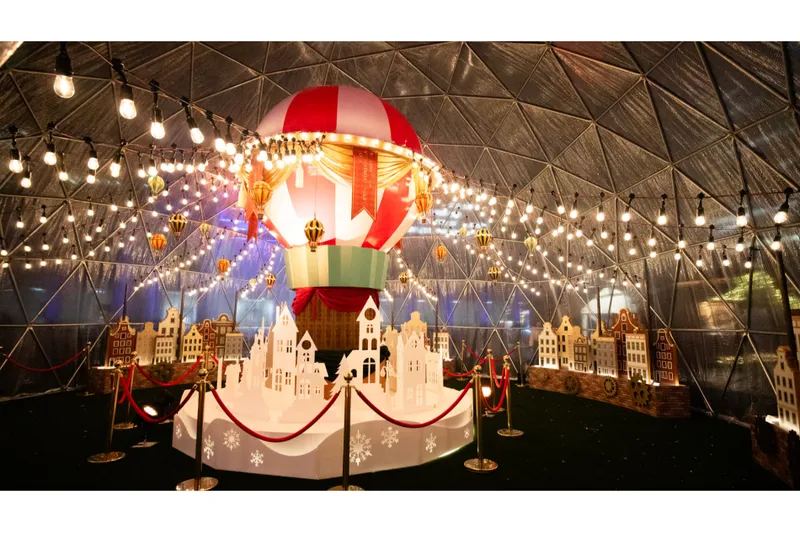 会場のシンボル「SNOW DOME」