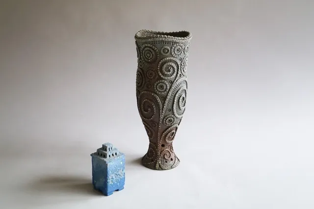 塩越窯 白越不朝 陶展