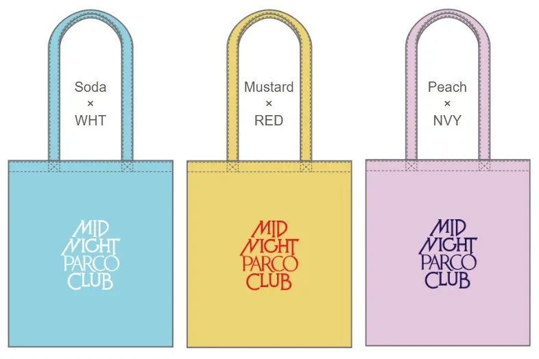 MPPCトート  Soda / Peach / Mustard