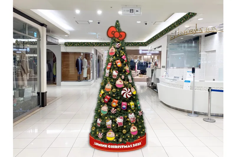 館内各所でハローキティの装飾が盛りだくさん！　©’25 SANRIO CO.,LTD. APPR.NO.L662827