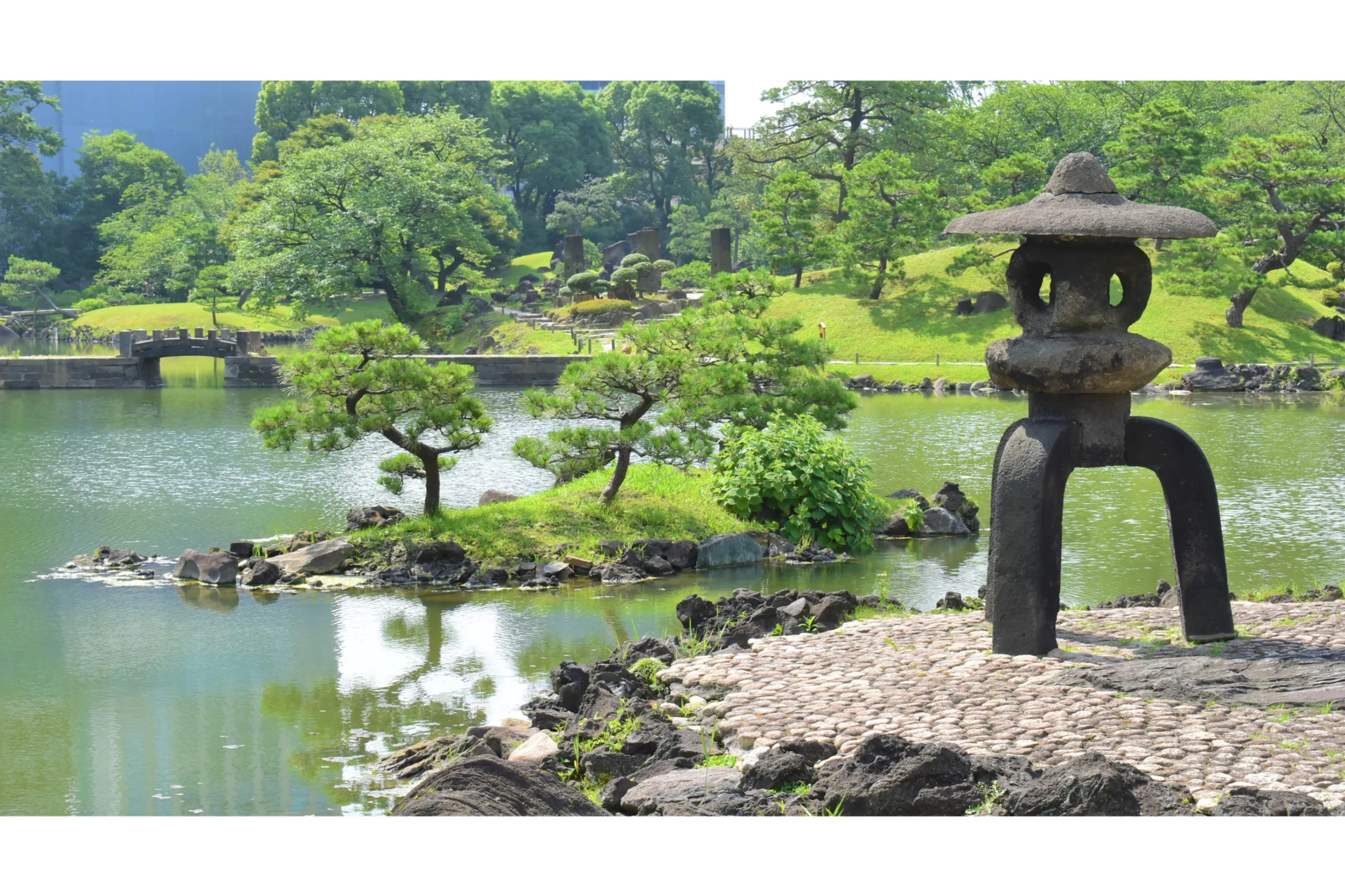 むかし遊び、庭園ガイド【旧芝離宮恩賜庭園】