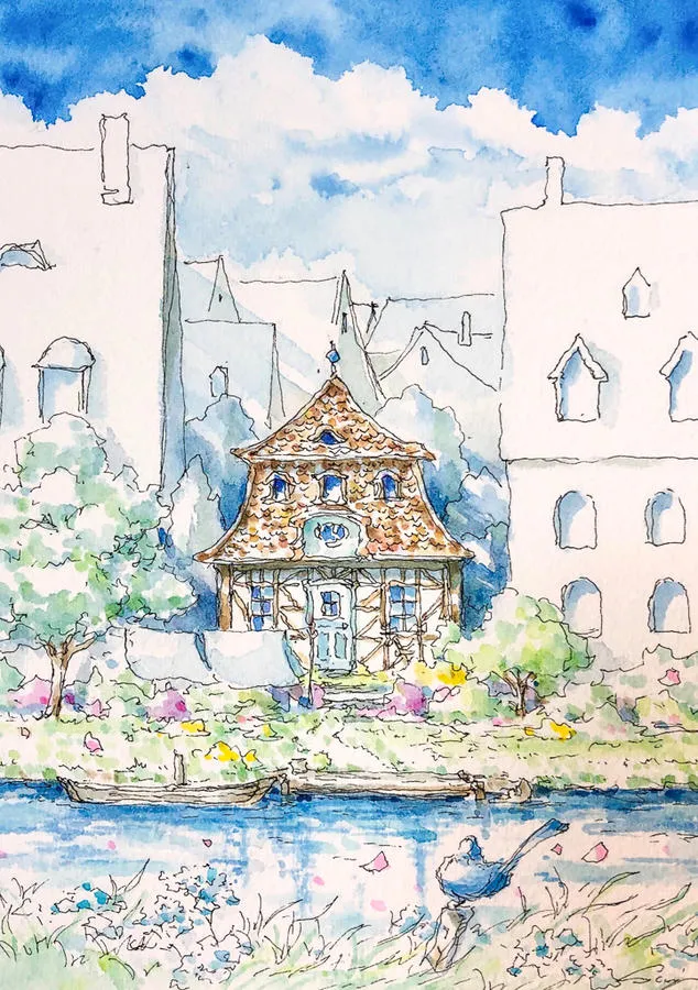 内田新哉 水彩原画展2019