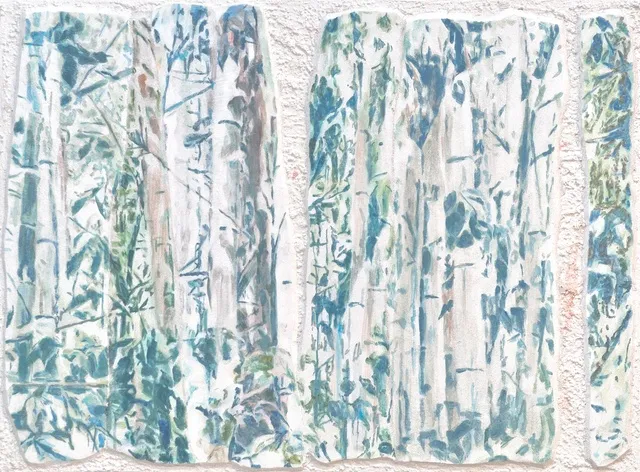 松本和子フレスコ画展「やわらかい　かべ」
