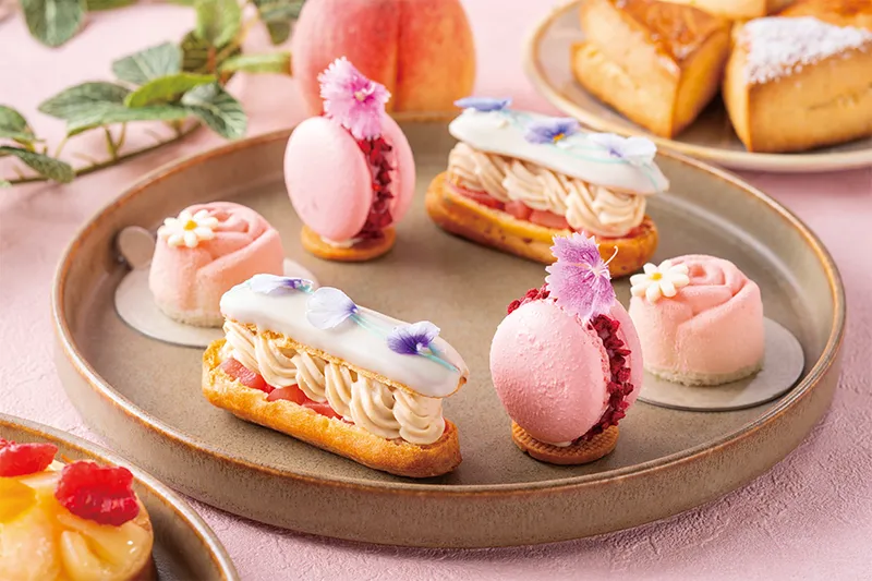 旬の桃が彩るアフタヌーンティー【ローズホテル横浜】_3