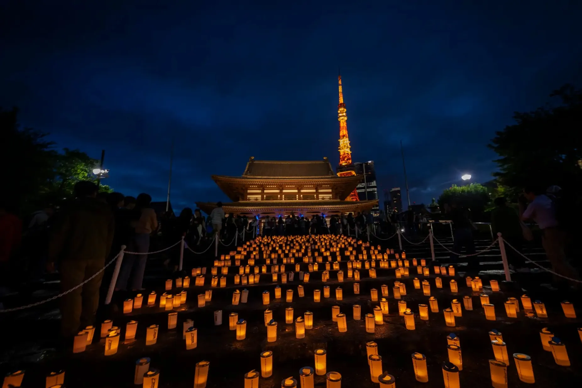 100万人のキャンドルナイト＠増上寺2025