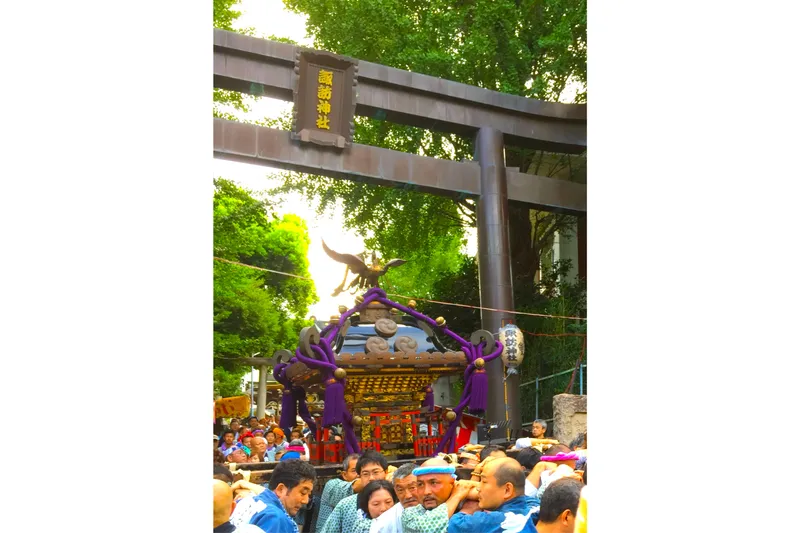 宮神輿の宮出し
