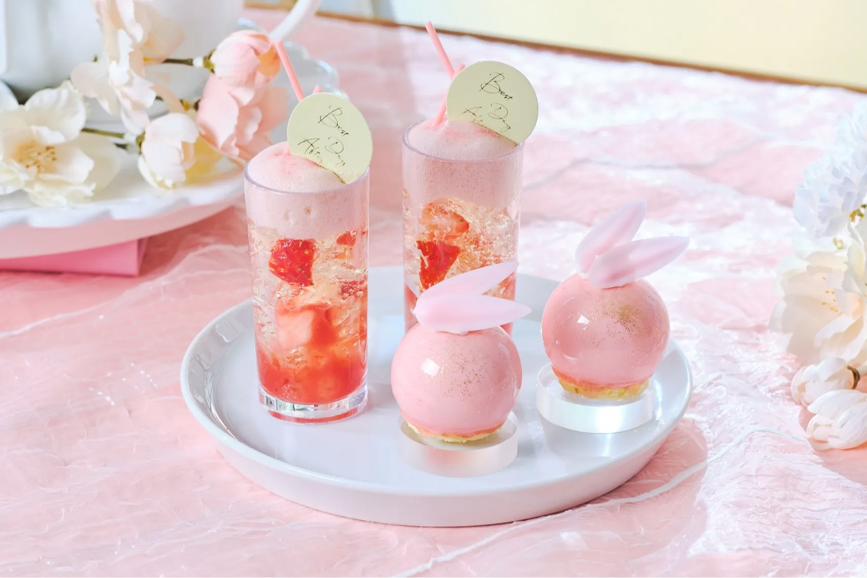桜色のストロベリーアフタヌーンティー【青山セントグレース大聖堂/白金迎賓館 アートグレイスクラブ】_2