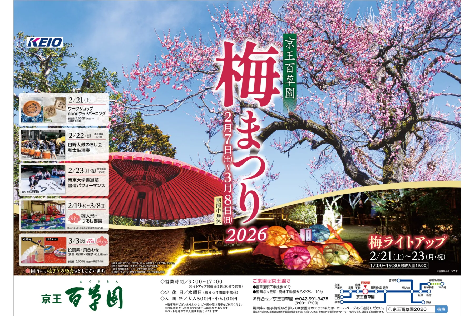 京王百草園梅まつり_1
