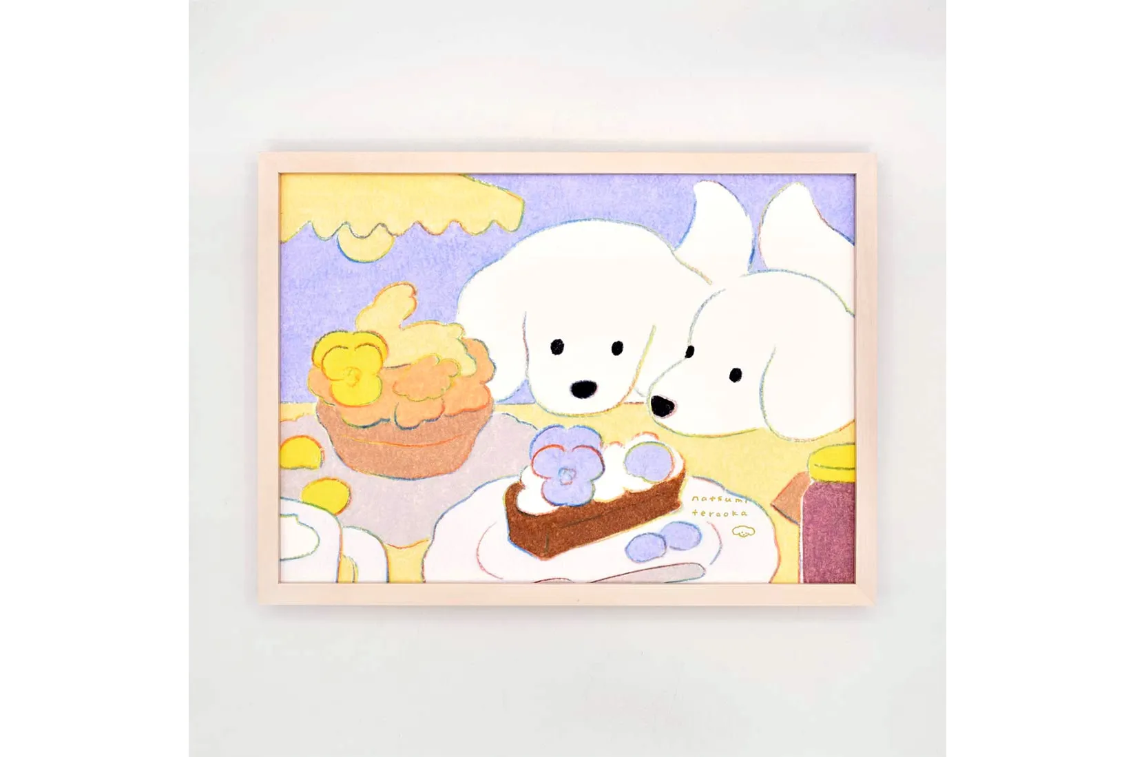 てらおかなつみ 犬と絵の原画展