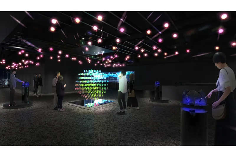 お客さま自身で、INNER NEBULASの演出を変化させることができます