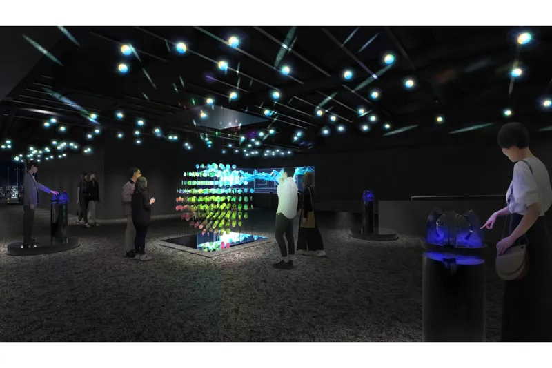 お客さま自身で、INNER NEBULASの演出を変化させることができます