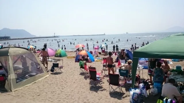 【海水浴】七重浜海水浴場