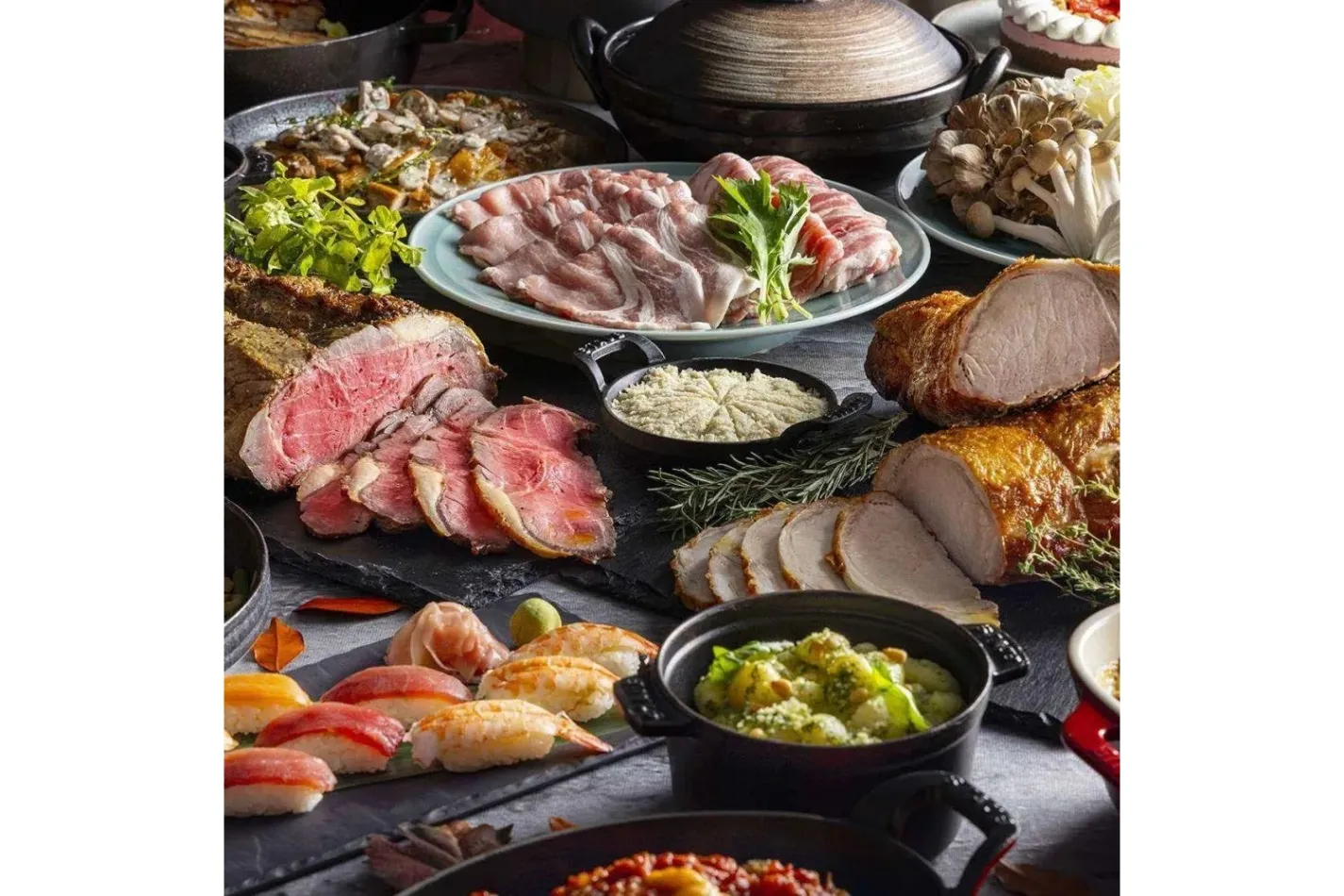 豪華料理やスイーツ食べ放題　秋ディナービュッフェ【ヒルトン東京】_3