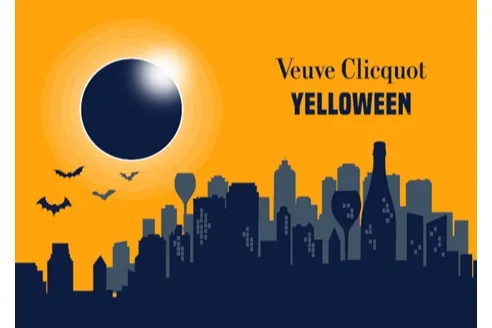 Veuve Clicquot Yelloween in TOKYU KABUKICHO TOWER_1