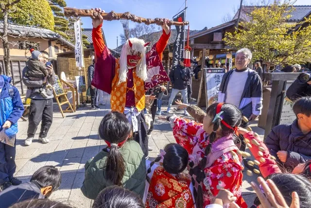 おかげ横丁 節分の市