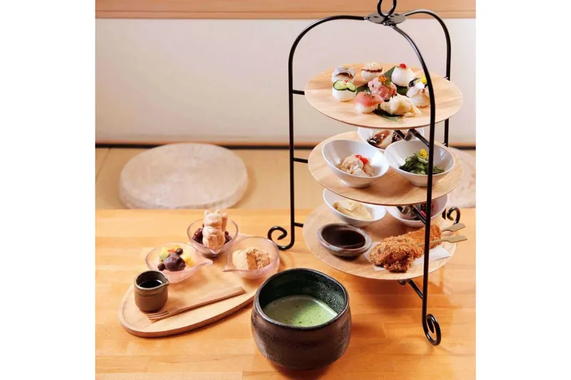 【和のアフタヌーンティー】季節のおばんざいや手まり寿司を堪能【茶房松緒】