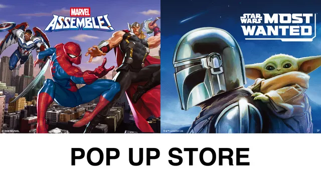 MARVEL POP UP STORE / STAR WARS POP UP STORE