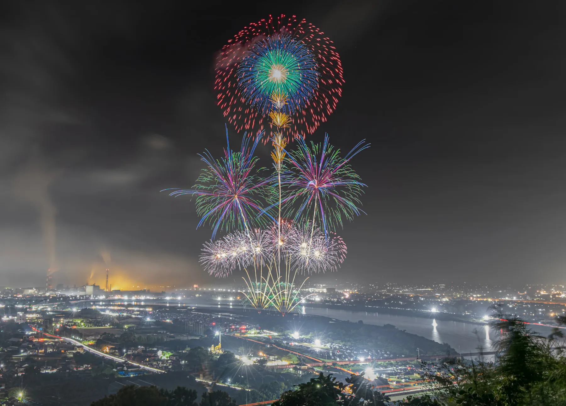 やつしろ全国花火競技大会_1
