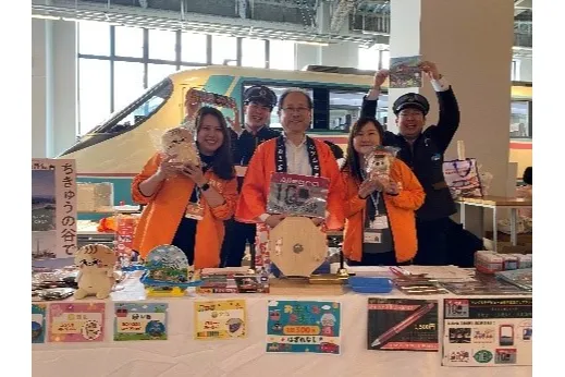 箱根登山電車グッズ販売ブース