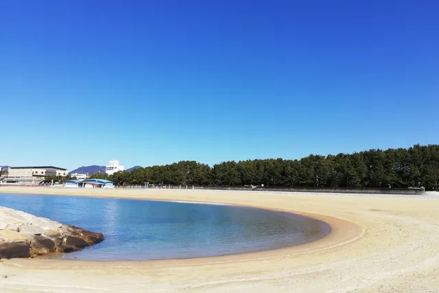 【海水浴】田辺扇ヶ浜海水浴場