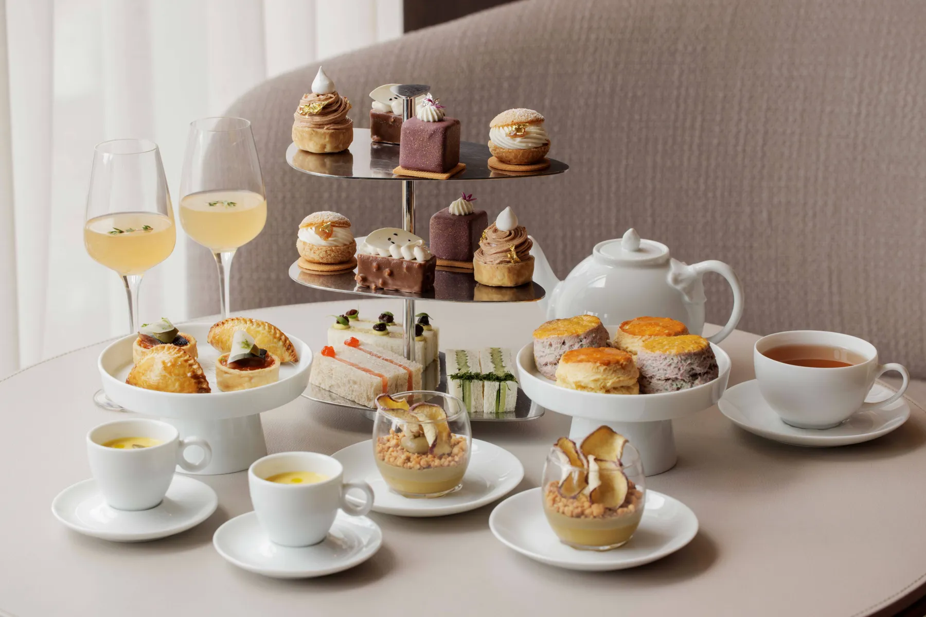 Sweet Potato and Chestnut Afternoon Tea at Four Seasons Hotel Marunouchi Tokyo
