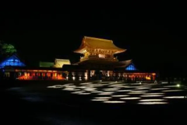 2026国宝 高岡山瑞龍寺　秋のライトアップ
