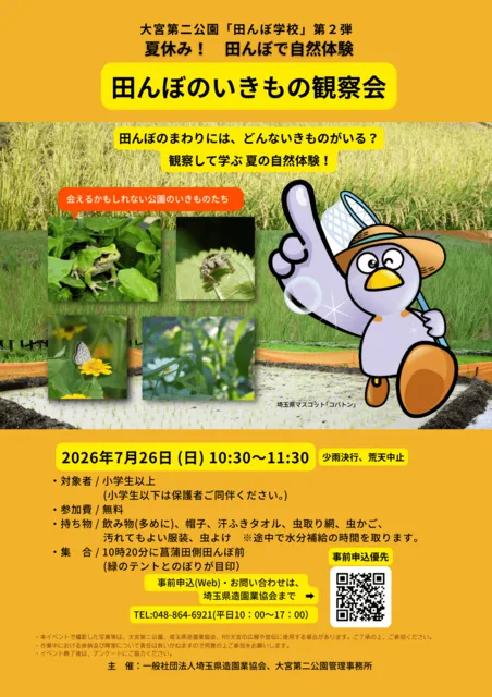 田んぼのいきもの観察会