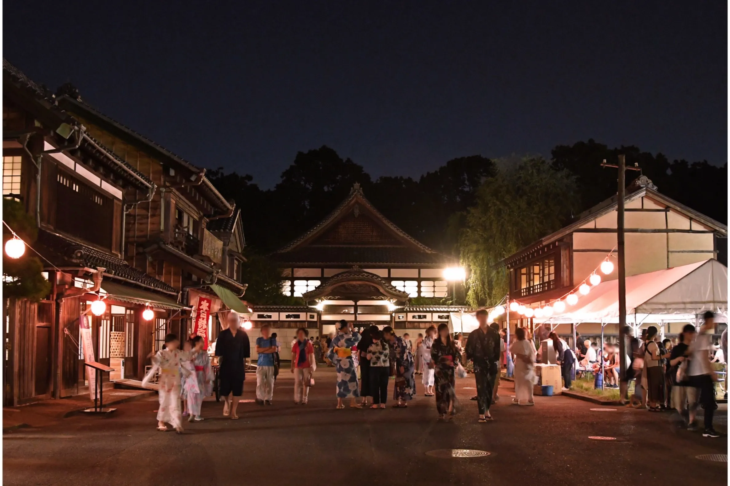 夜間特別開園 たてもの園 下町夕涼み