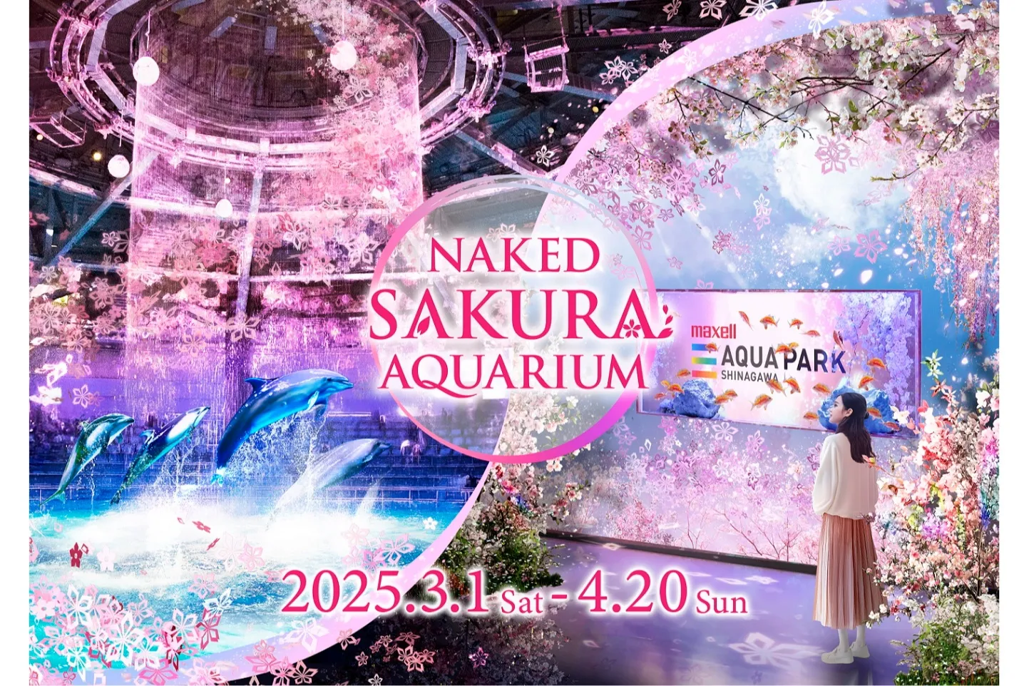 sakura様さ専用　遊色効果　極上　北極の青班模様 ホワイトウォーターオパール 桜満開】海の世界でお花見🌸 NAKED SAKURA AQUARIUM(ネイキッド