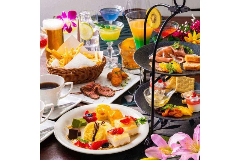 【夏のアフタヌーンティー】前菜スタンドやセイボリーなど【LOBBY LOUNGE 東京 HIBIYA BAR 八重洲店】_1