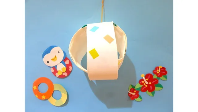 親子 de 工作「牛乳パックヨーヨー」