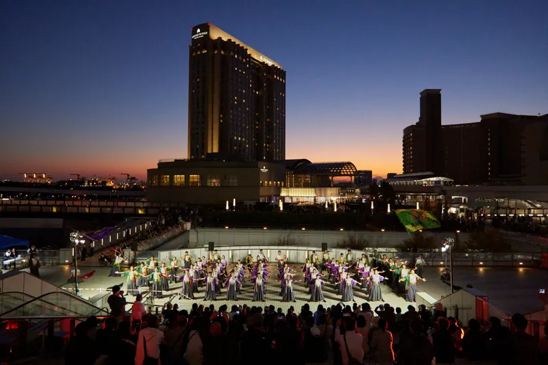 フジテレビ会場　演舞風景