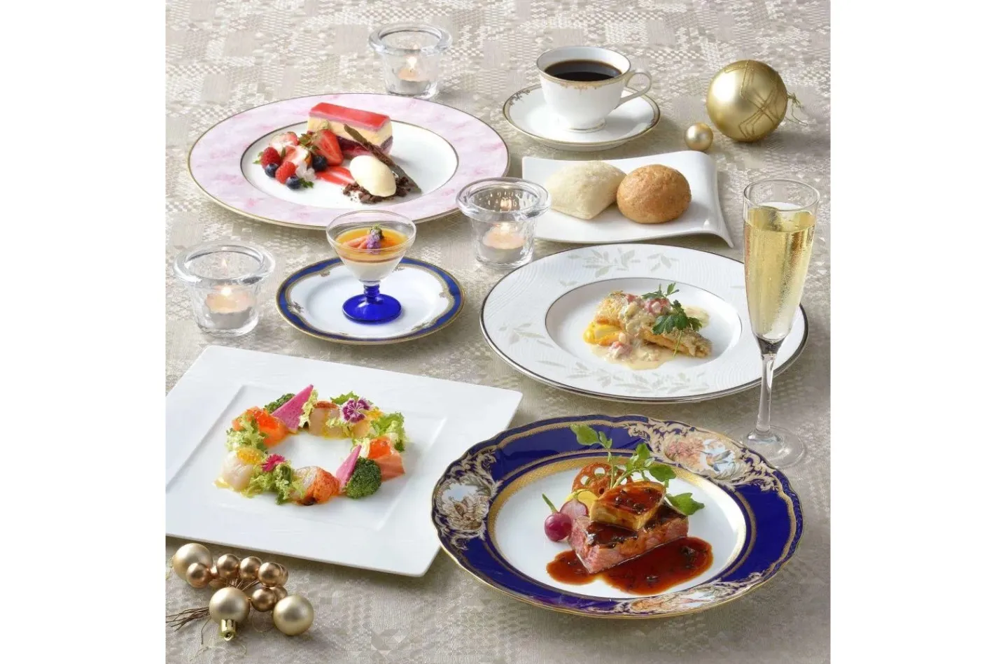【クリスマス2025】オマール海老や国産牛×フォアグラなど全5皿【横浜桜木町ワシントンホテル】_1