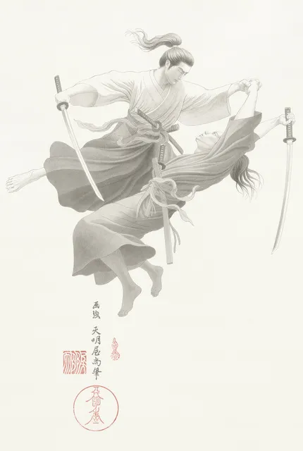 天明屋尚 個展「墨画」