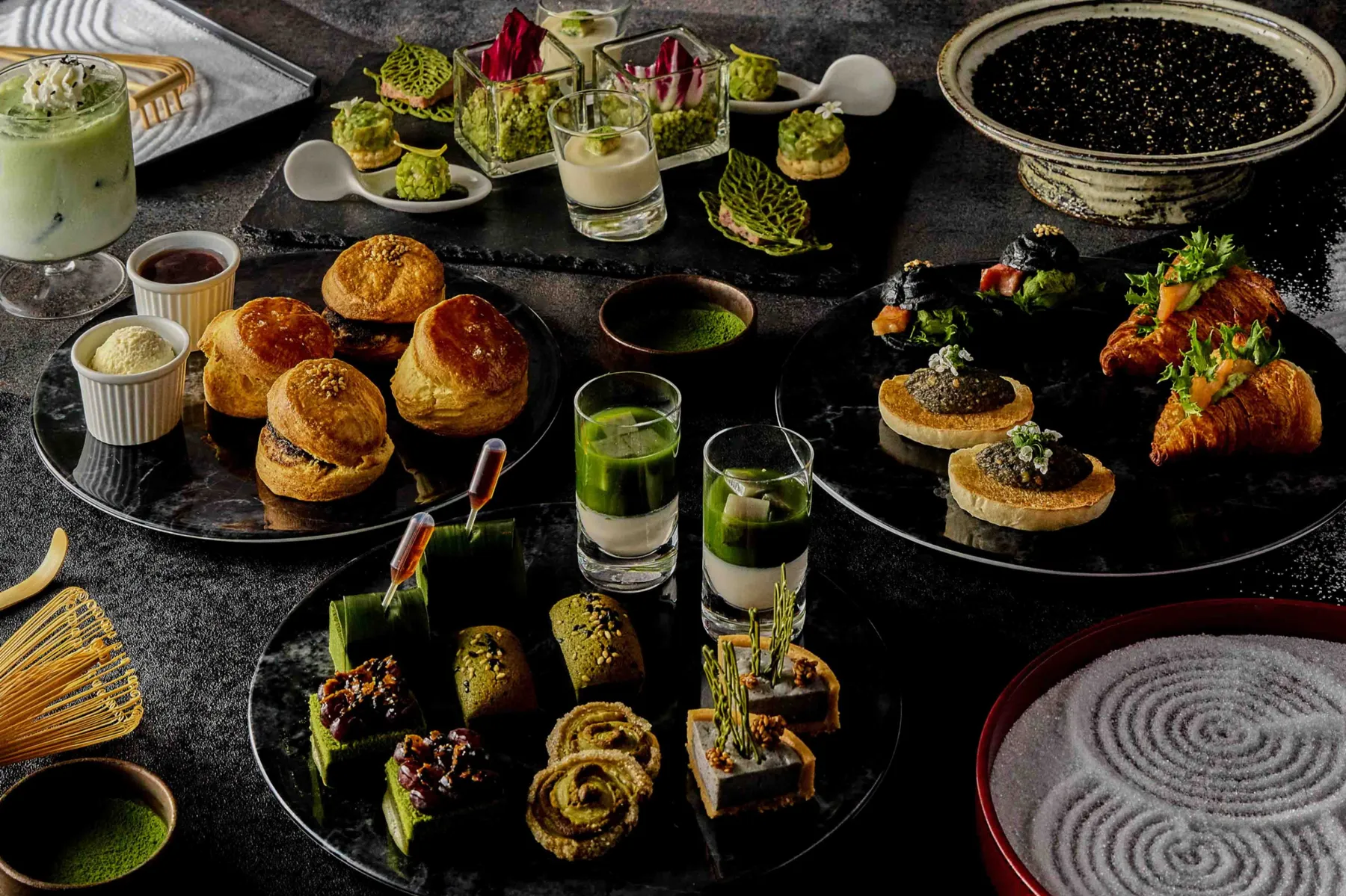 STREAM Afternoon Tea ～GREEN MEETS SESAMI～【SHIBUYA STREAM HOTEL】_1