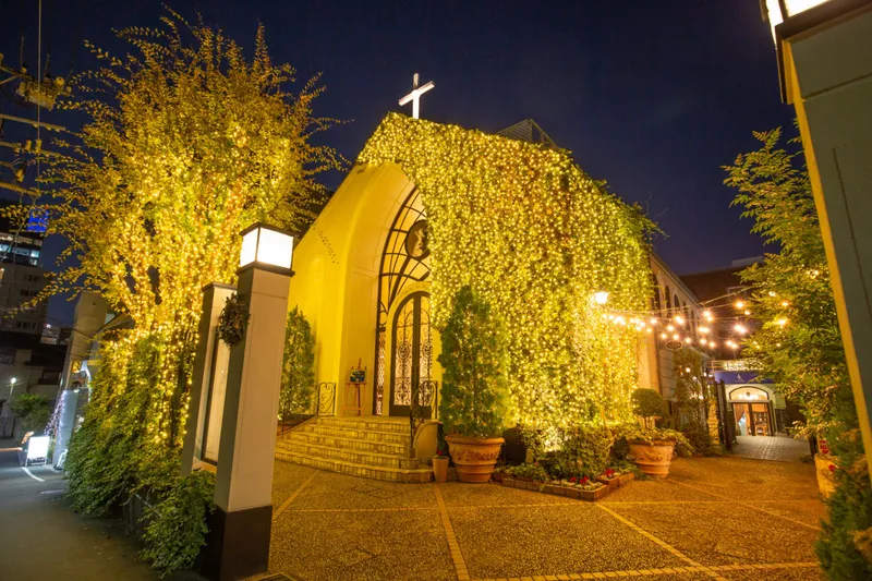 南青山ル・アンジェ教会 イルミネーション_2