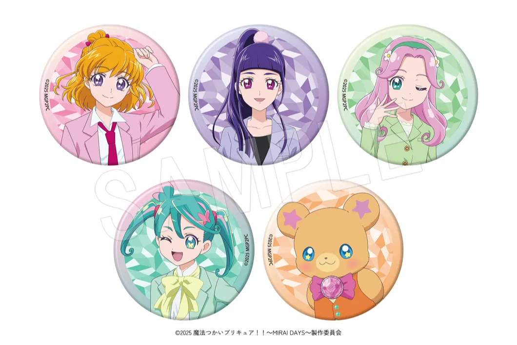 希少☆魔法つかいプリキュア！ CG柄超でかでか缶バッジ