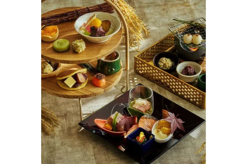 【和のアフタヌーンティー】お食事とお月見を感じるデザート【品川プリンスホテル】_3
