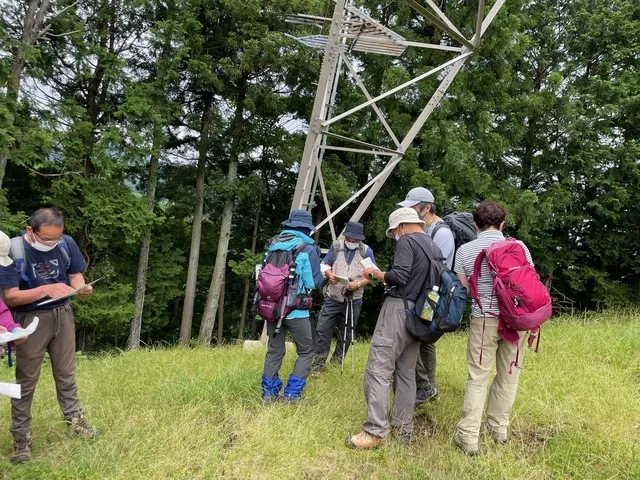 秦野市山岳協会によるはじめての地図読み体験
