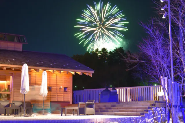 草津温泉「冬花火」
