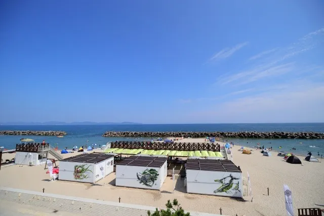 【海水浴】皆生温泉海遊ビーチ