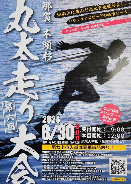 第6回 那賀木頭杉 丸太走り大会