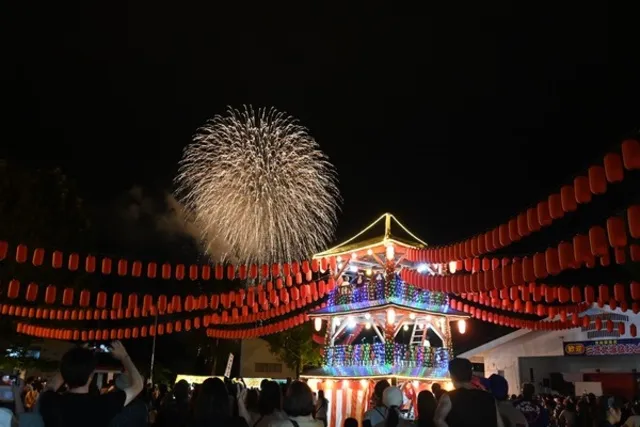 三笠北海盆おどり納涼花火大会